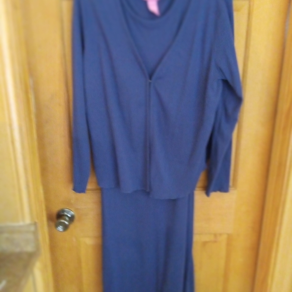 Womans Blue Sun Dress w Jacket